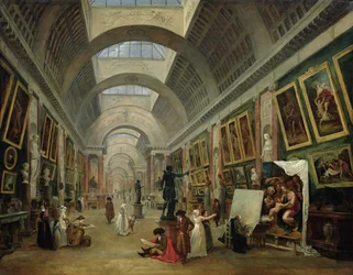 Ansicht der Großen Galerie des Louvre, 1796